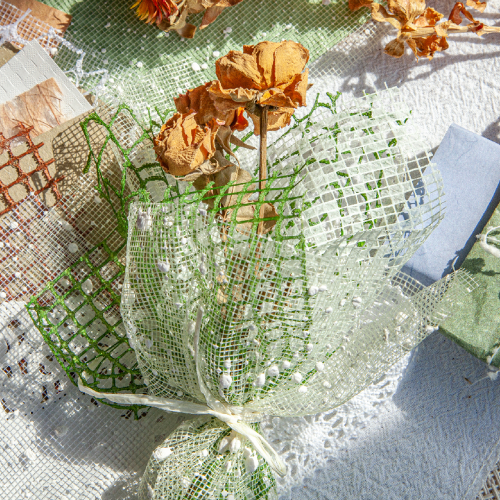 Mr. Paper 6 Style 16pcs/pack Light Retro Hollow Handbook Decorated Base Paper Blend Materials DIY Notebooks Dairy