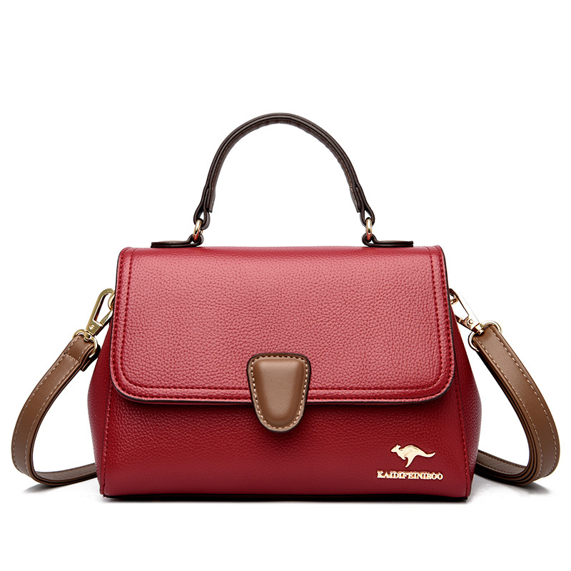 HEIßE Kunst Und Weise Kleine Crossbody-tasche Taschen Frauen Mini matt Leder Schulter Bote Kupplung Bolsas Damen praktisch tasche Geldbörse Handtasche: rot