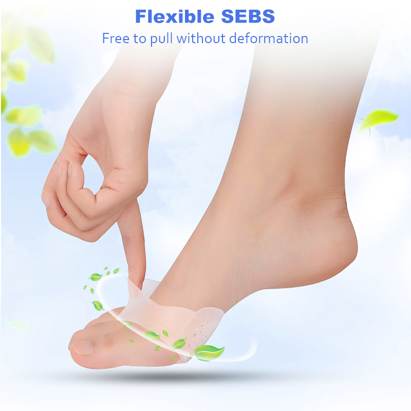 Soumit Waben Vorfuß Pads Silikon Gel Halbe Elle Pad für Frauen Schmerzen Linderung Fuß Blase Pflege Zehen Einsätze Sohle