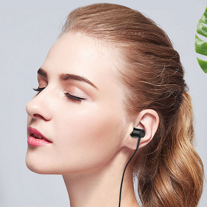 D21 kabelgebundene ohrhörer mit bass, kabelgebundene sportkopfhörer mit mikrofon, musik-ohrhörer-headset für xiaomi ios