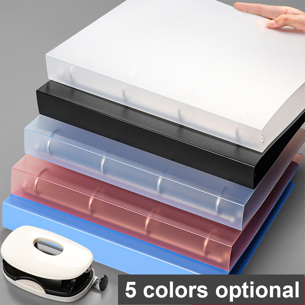 A4 2 4 D Ringband Organisator Clear Map Documenten Transparantie Hervulbare Fotoalbum Cover Photocards Ring Notebook Tekening