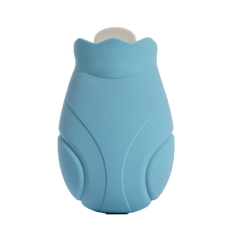 Bouteille d'eau chaude en Silicone | Chauffe-mains pour micro-ondes, résistant aux fissures, bouteille chaude: B