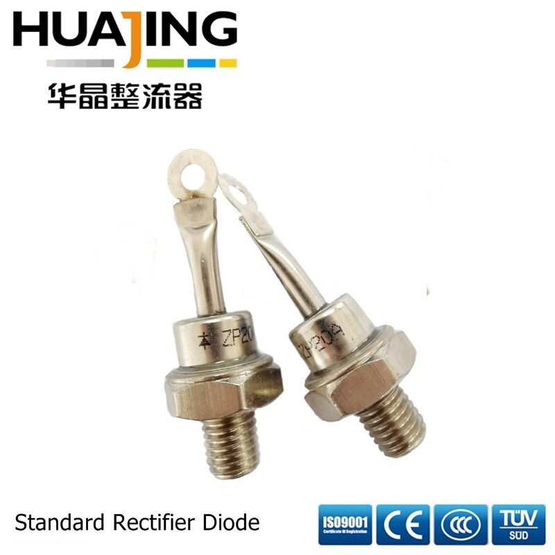 HUAJING ZP20A diodo rectificador estándar, tiristor MINI/ 20a 1600V/tiristor espiral, diodo rectificador helicoidal 100-5000V