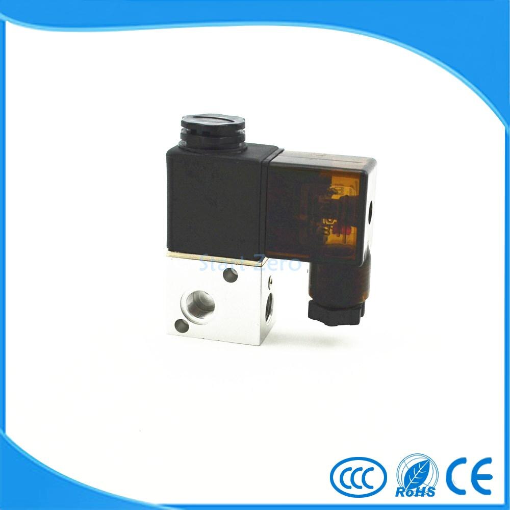 Pneumatic Air 3 Way 2 Position 1/8" AIRTAC Solenoid Valve 3V1-06