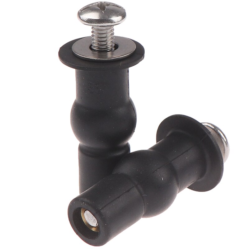 1Pair Toilet Seat Expansion Screw Hinges Tool Easy Install Small Rubber Top Home Universal Fixing Nuts Accessories