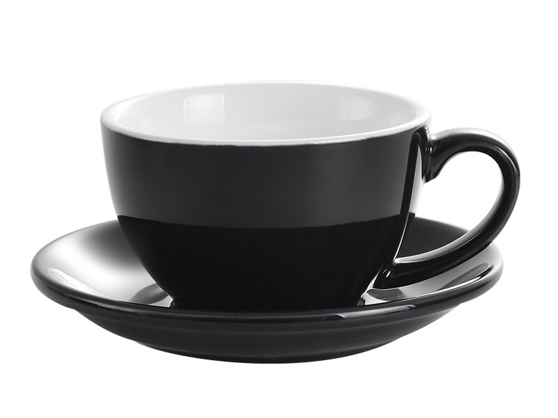 Mhv 1 Pcs 300 Ml, Prachtige Keramische Koffie Beker En Lepel Set, , grote Capaciteit Cup, Europese: 1