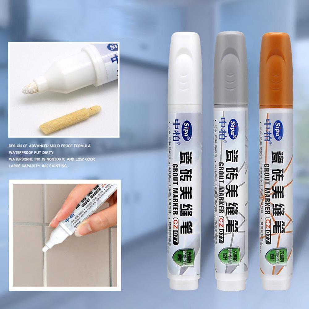 1PC Waterproof Mark Pens Tile Beauty Stitch Pen Tile Repair Pen Seam Reform Wall Glue Aide Porcelain Stitching Agents