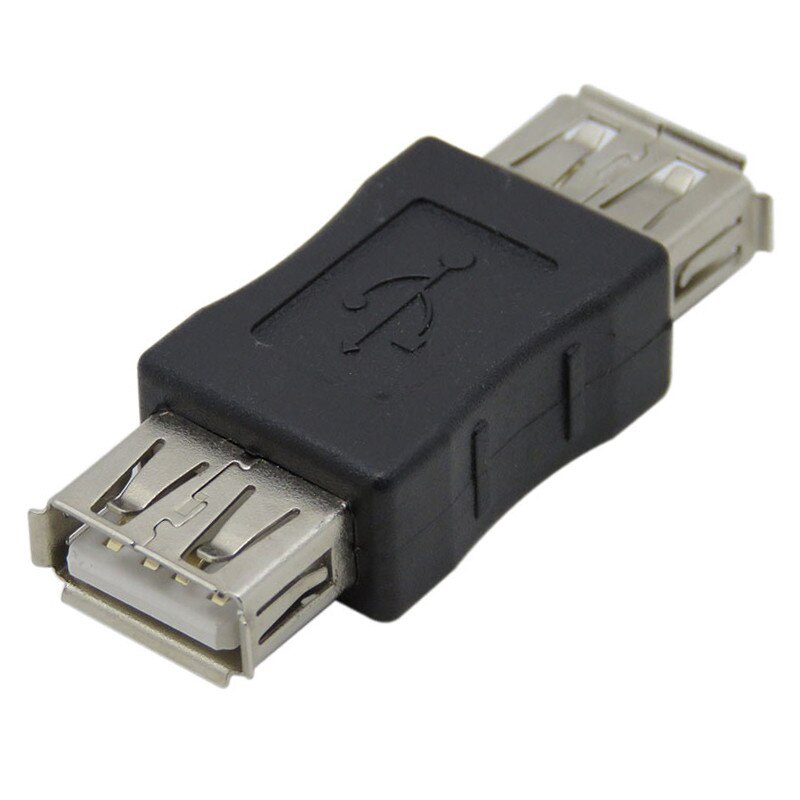 Mini Converter Veiligheid USB2.0 Vrouwelijk Naar Vrouwelijke Connector Adapter Praktische Computer Kabels & Connectoren Accessoires