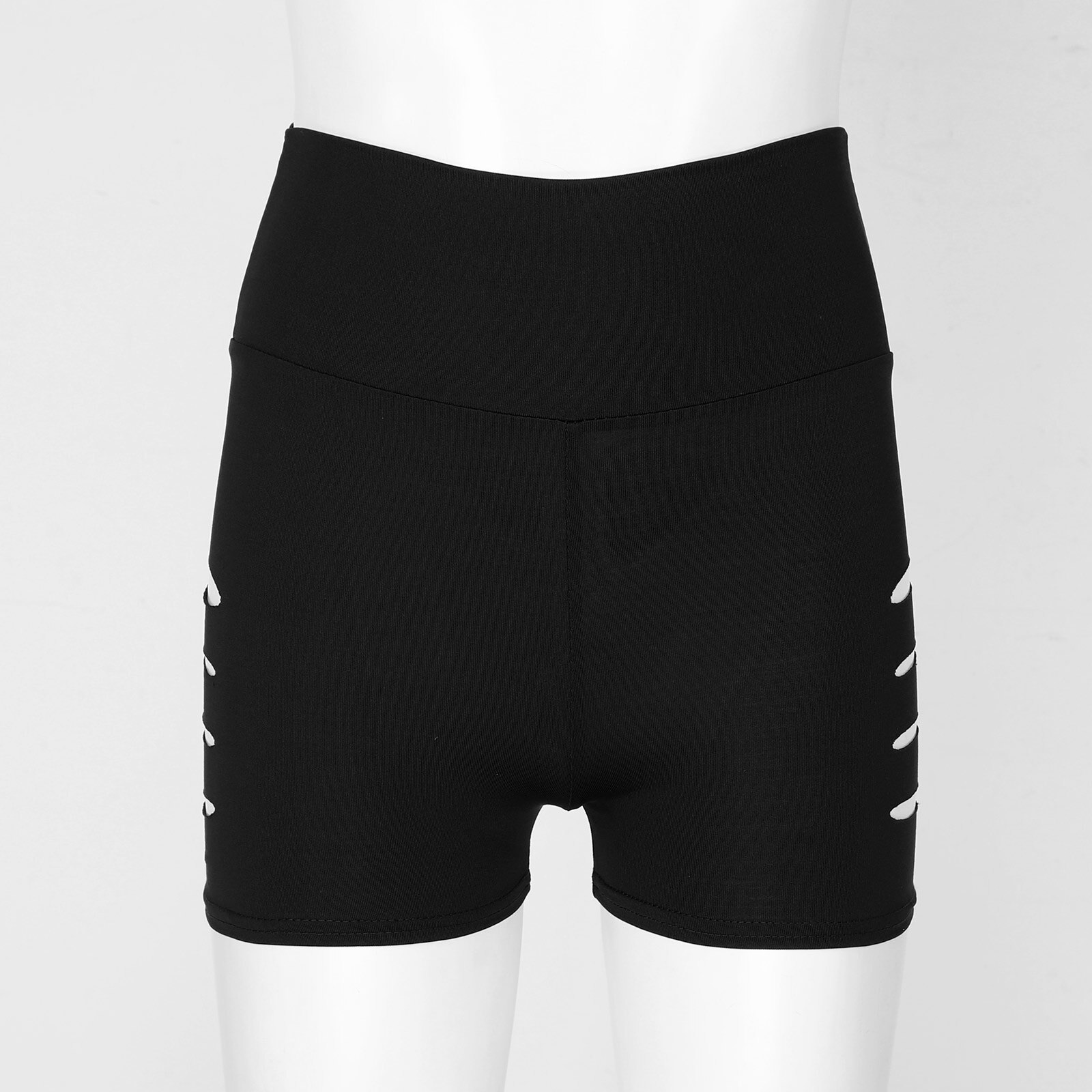 Women Yoga Shorts Push Up Gym Fitness Shorts Leggings Tights Female Casual High Waist Jogger Sports Shorts Hollow Out Breathable