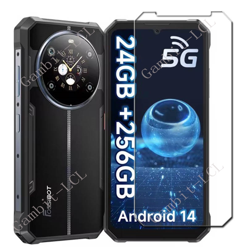 9h hd original härdat glas för fossibot  f109 6.75 " fossibotf 109 skärmskydd skyddsfilm