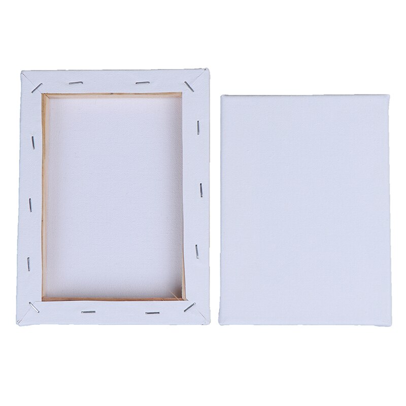 Blank White Mini Small Stretched Artist Canvas Art Board Oil Paint Board