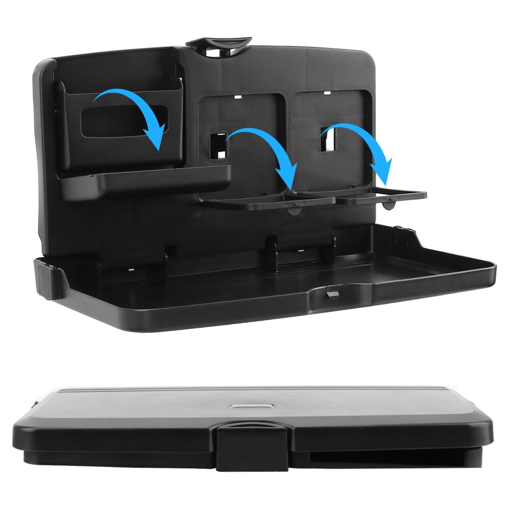 Bil foldning mad kop bakke bil styling spisebord drikke holder bil indvendig opbevaring hylde bagsæde kop holder auto tilbehør
