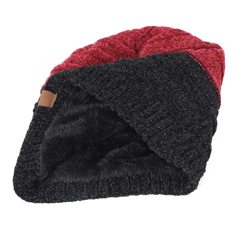 Knitted hat and scarf
