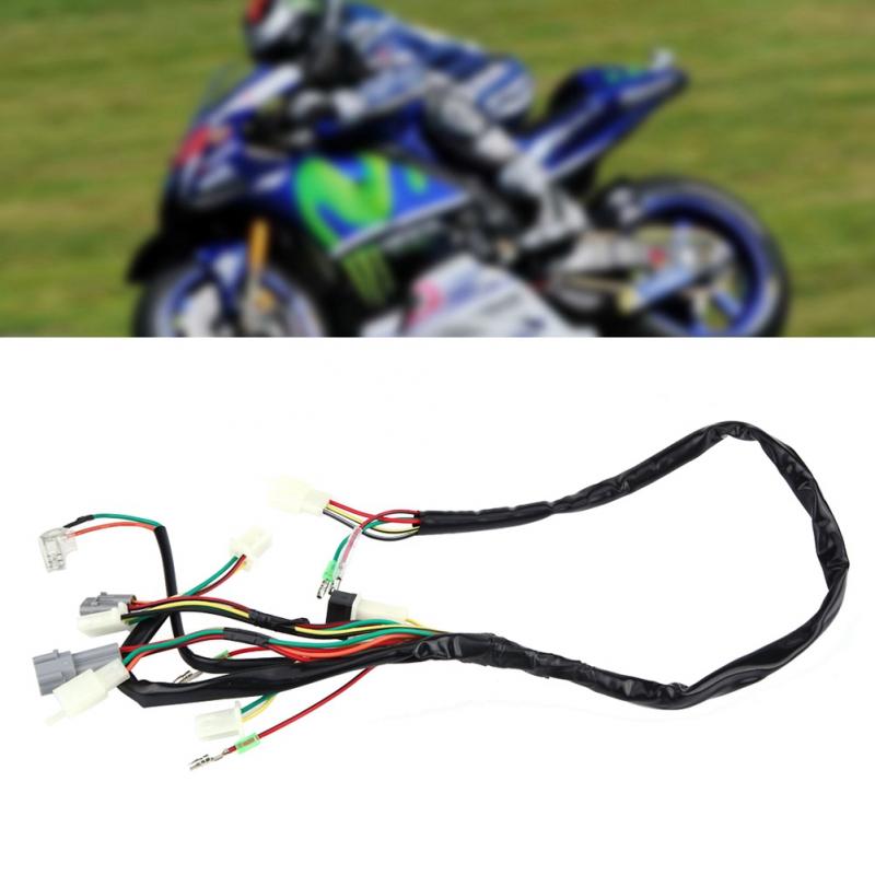 Motorcycle Replacement Wire Wiring Harness Assembly for Yamaha PW50 Car-styling Wire Harness Motor Accessories car wires