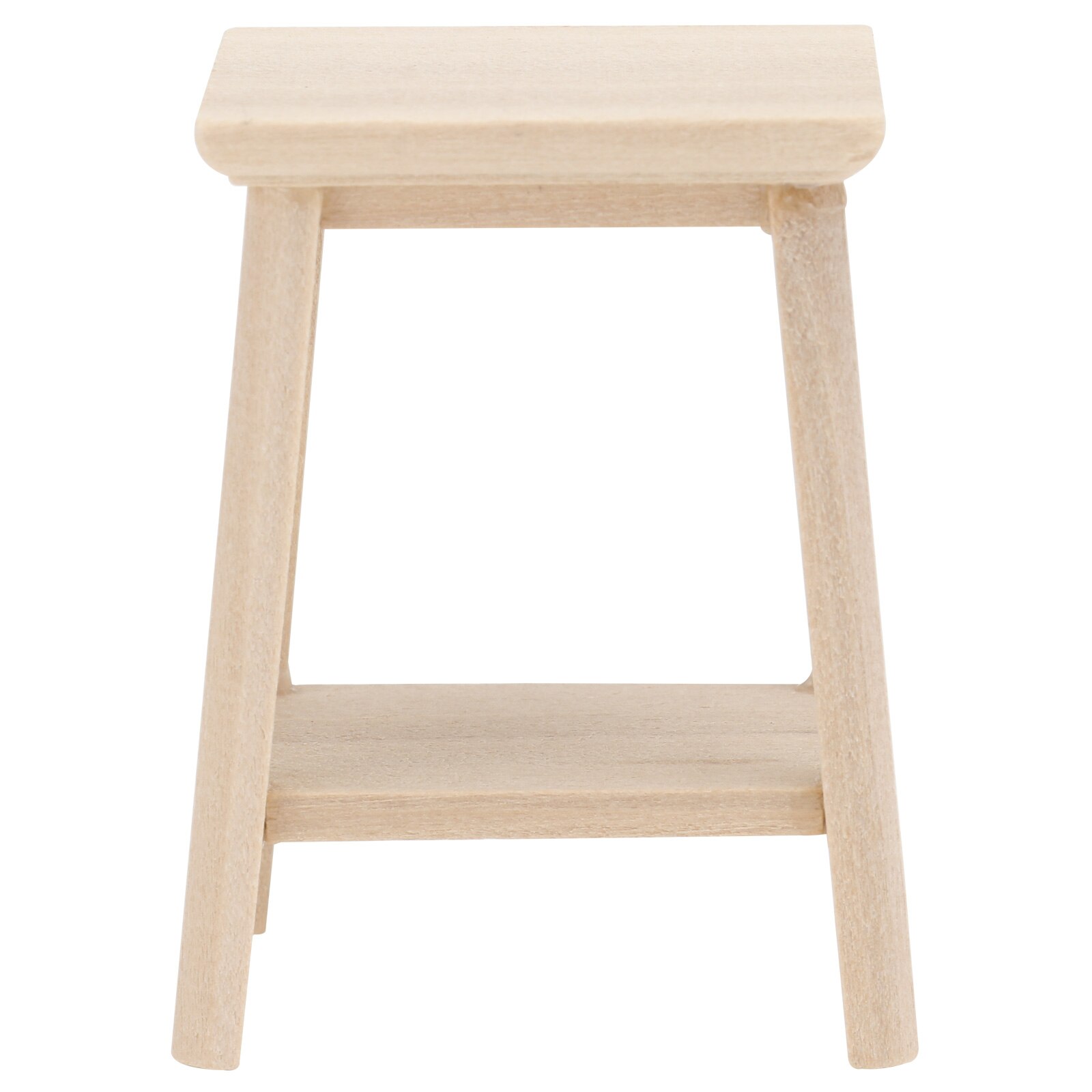 1pc Wooden Mini Furniture Stool Model Wooden Furniture Model Mini House Model Mini Stool Model