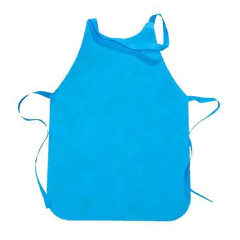 Children Waterproof Cartoon Kitchen Cooking Bib Apron Paint Eat Drink Outerwear: BL