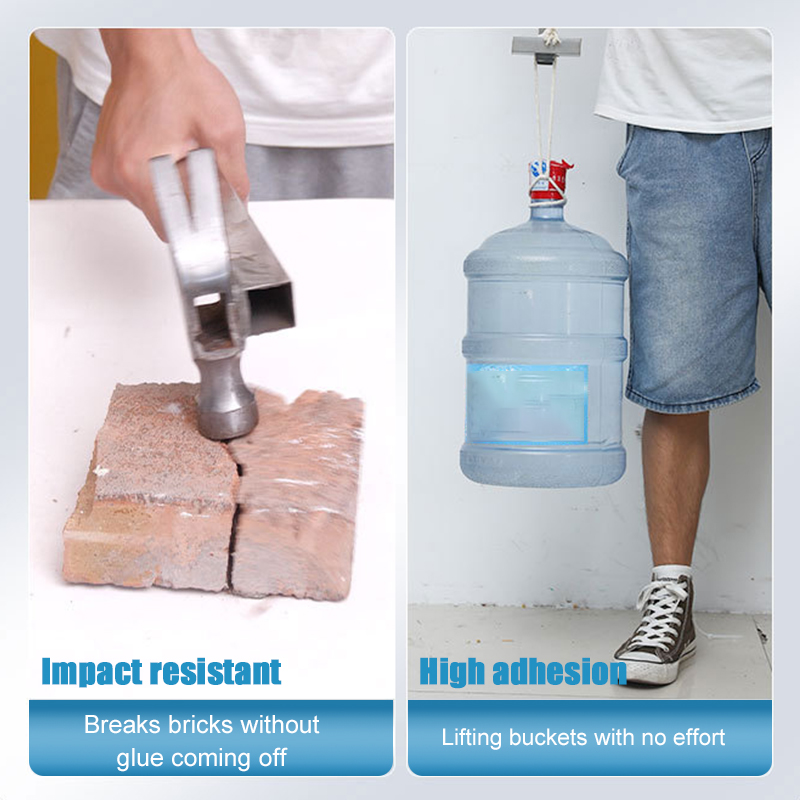 Cola de reparo de metal de alta resistência ab cola forte ligação de ferro resistência ao calor solda fria agente adesivo de reparo de metal cola de fundição