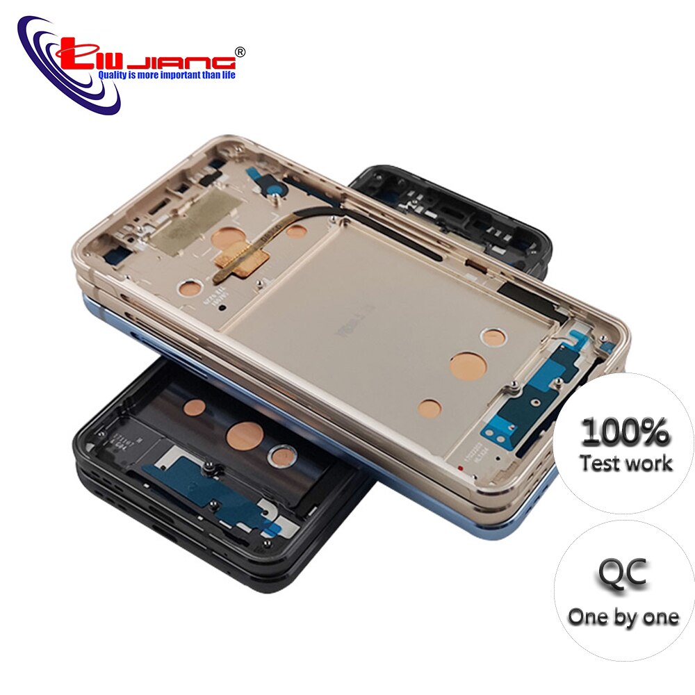 Original Front Middle Frame For LG G4 V30 V40 G3 G5 G6 Q6 Q7 V10 V20 V50 Bezel Frame Housing Face Plate Replacement Parts