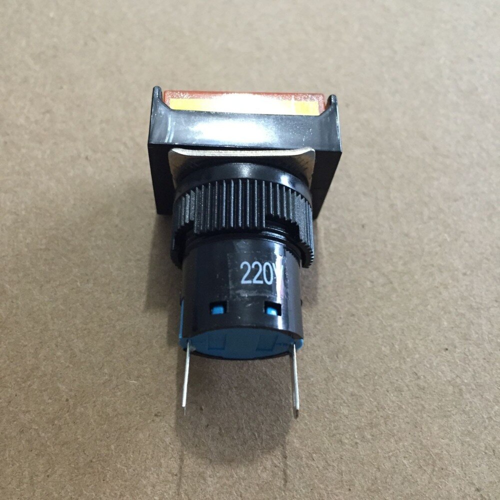 AC 220V Yellow LED Light Fault Signal Indicator Lamp