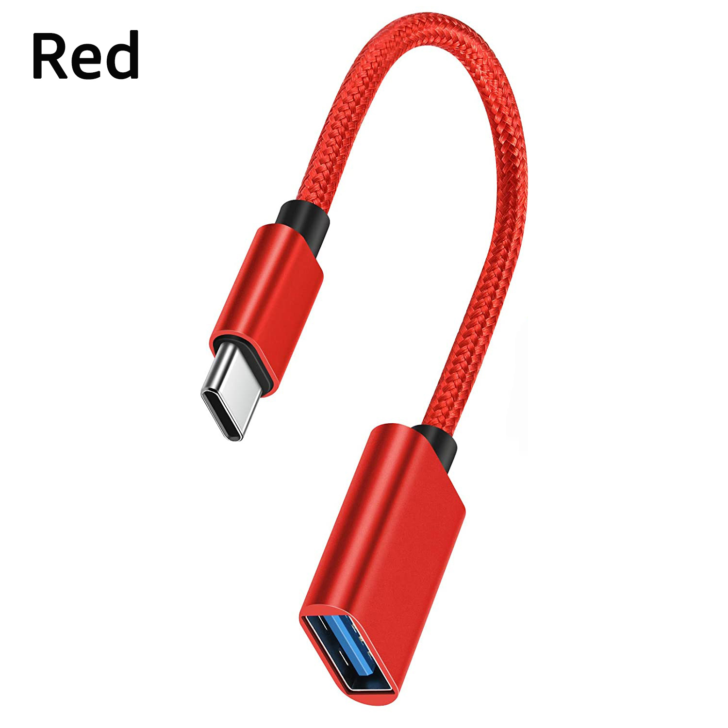 Kabel adaptera USB OTG USB 3.0 typu C męski na USB A żeński Adapter przewodu danych USB OTG do telefonów komórkowych Uniwersalny interfejs USB C: green