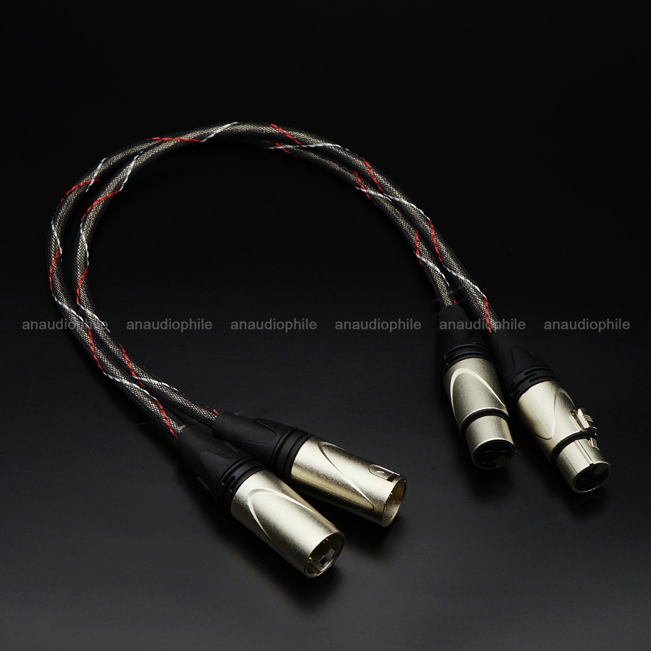 XLR Audio Cable Sliver Plated 3 Pin XLR Balanced Audio Cable Amplifier Preamp DAC Console
