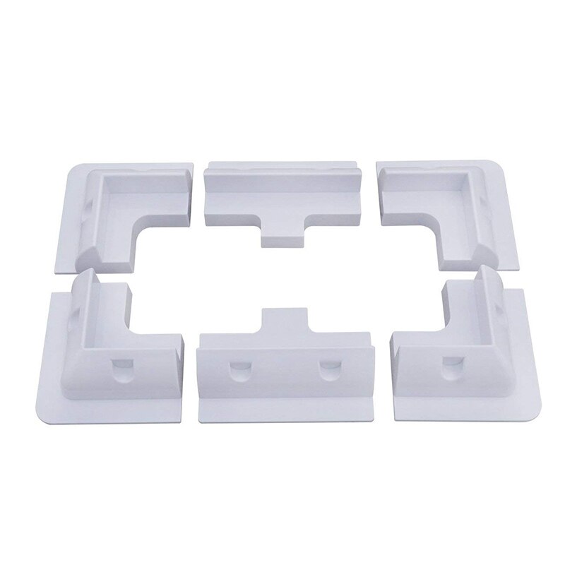 Side Brackets for Mounting Solar Panels Corners 4 Angles and 2 Side Brackets Double Entry Cable Gland