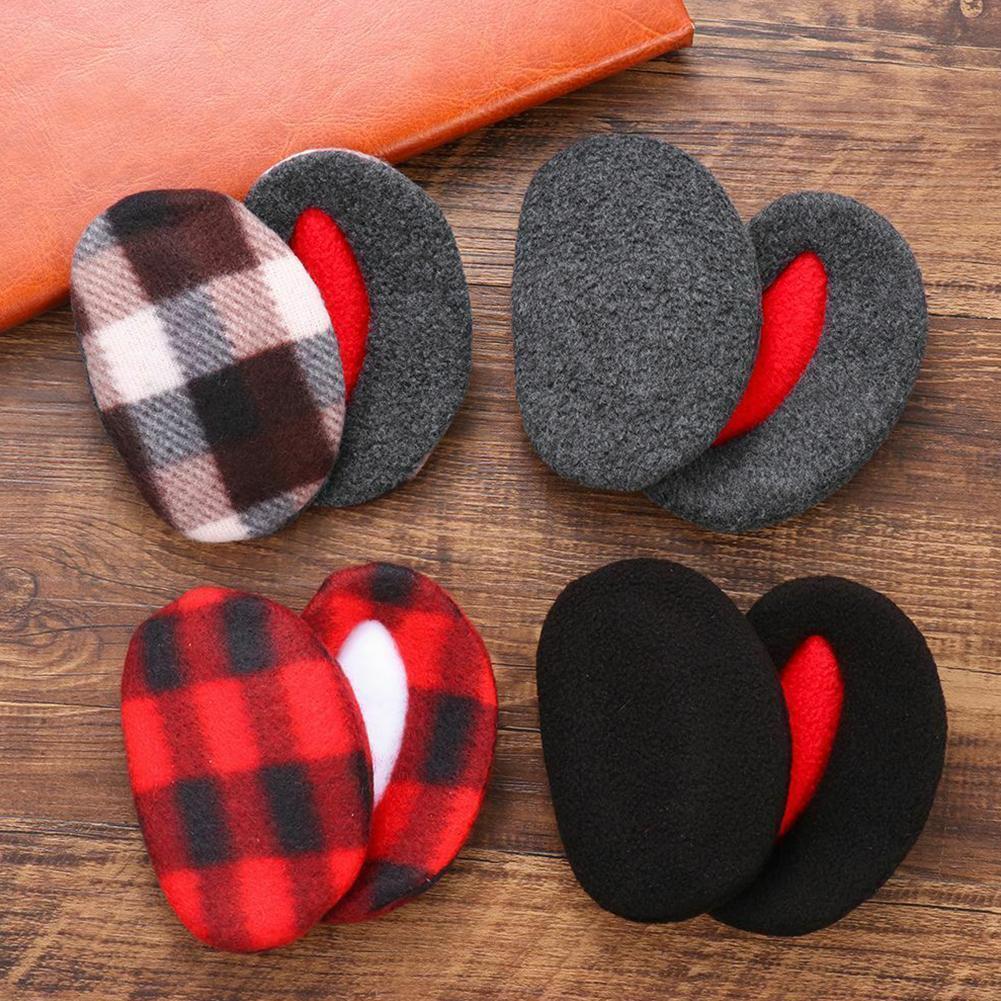 1Pair Bandless Ear Muffs Winter Warm Ear Covers Women Men Kids Outdoor Windproof Weather Warm Ear Warmer Ear Protection Cover