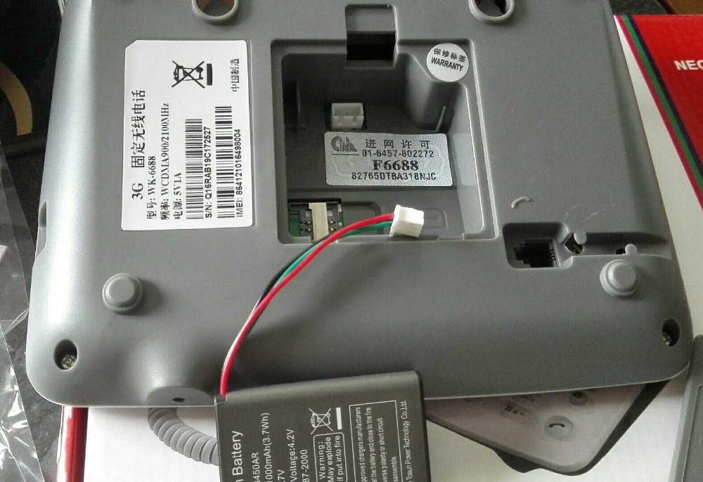 China Unicom F6688 3G WCDMA/HSDPA/UTMS900/2100Mhz Fixed Wireless Phone GSM Cellular Terminal Corded Desktop Office Phone