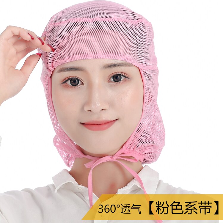 Gorros de malla transpirables de verano para hombre y mujer, gorro para polvo de taller, camarero de Chef, servicio de comida, café, Cocina, Restaurante, Hotel, panadería, gorro de trabajo