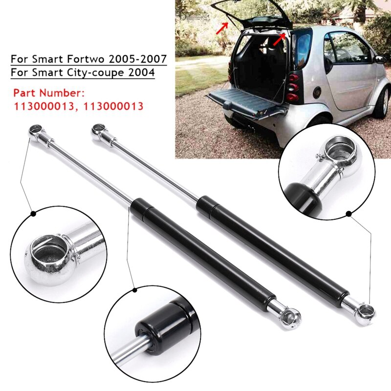 Pair MM Tailgate Trunk Gas Shock 2x Struts Fits SMART City-Coupe