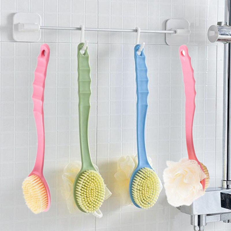 Long Handle Back Brush Body Scrubber Bath Shower Exfoliating Scrub Skin Massages Cleaning Shower Bathing Brush Tool