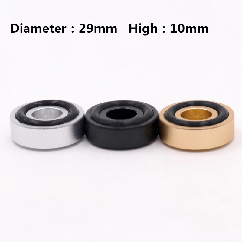 S-009 Alle Aluminium 1 Set/4 Stuks Eindversterker Shock Voet Kussen Speaker/Cd Speler/Subwoofer Shock voeten