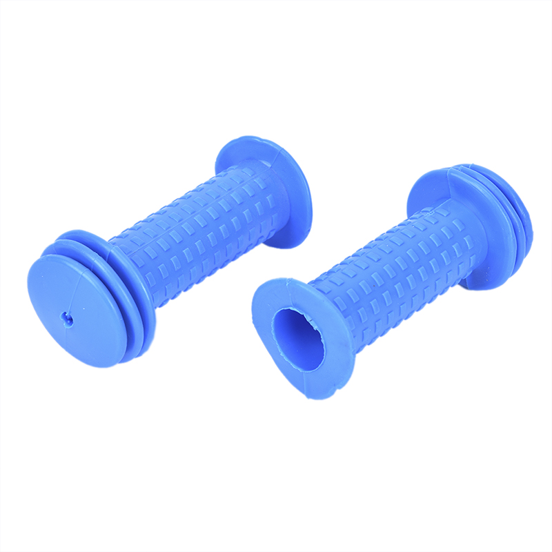 1 paar fiets handvatten kinderfiets driewieler scooter antislip stuur rubberen fiets handvatten handvat fietsaccessoires: Donkerblauw