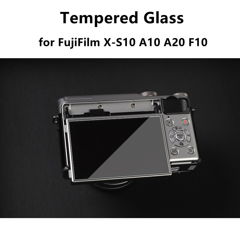 2Pcs Camera Glas Voor Fujifilm Fuji X-S10 A10 A20 F10 Camera Originele 9H Camera Gehard Glas Lcd-scherm protector Film