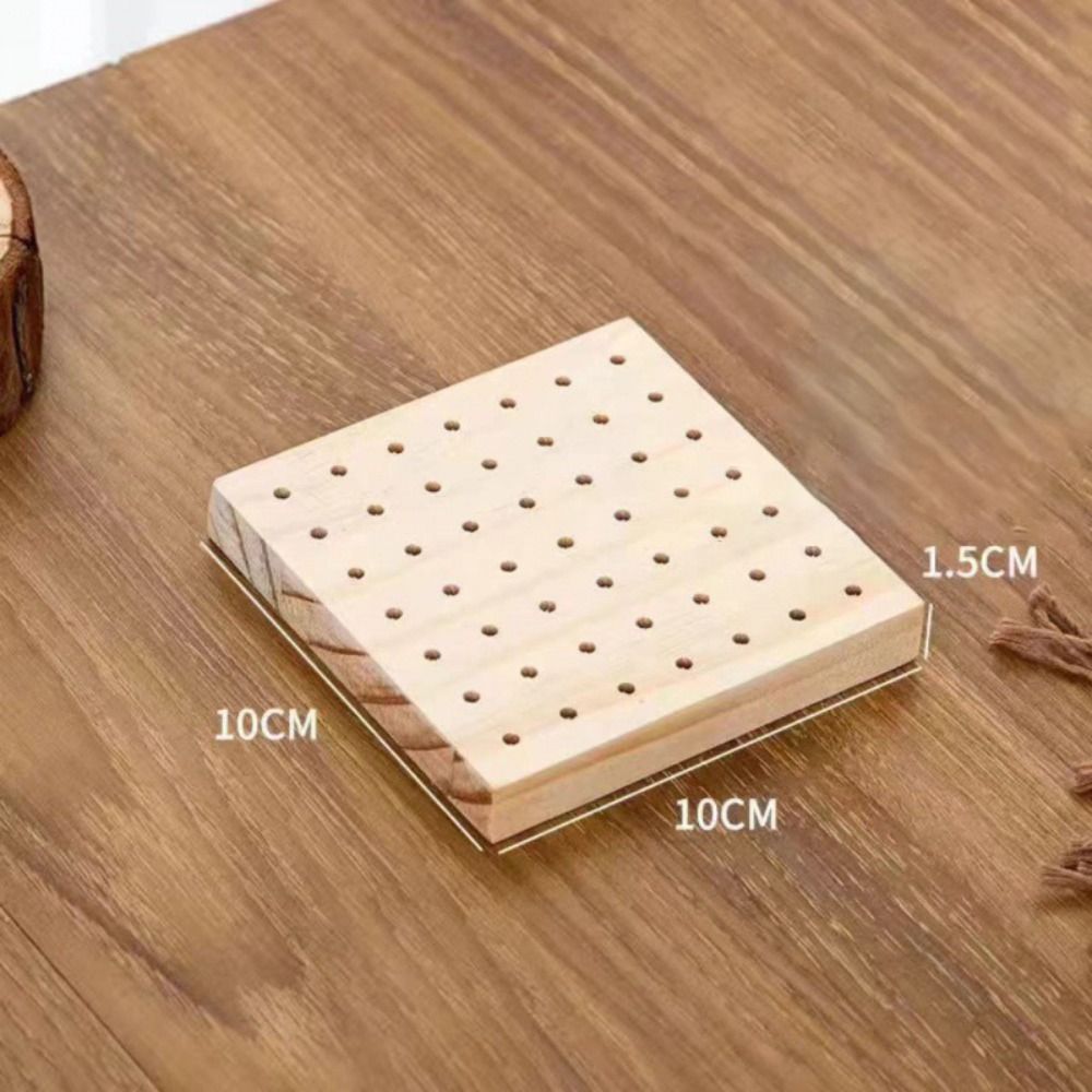 Deski robić blokowania szydełkowego DIY, drewniane akcesoria robić tkania, deska robić robienia na drutach ze stali nierdzewnej, kwadratowa mata robić blokowania dzianiny.