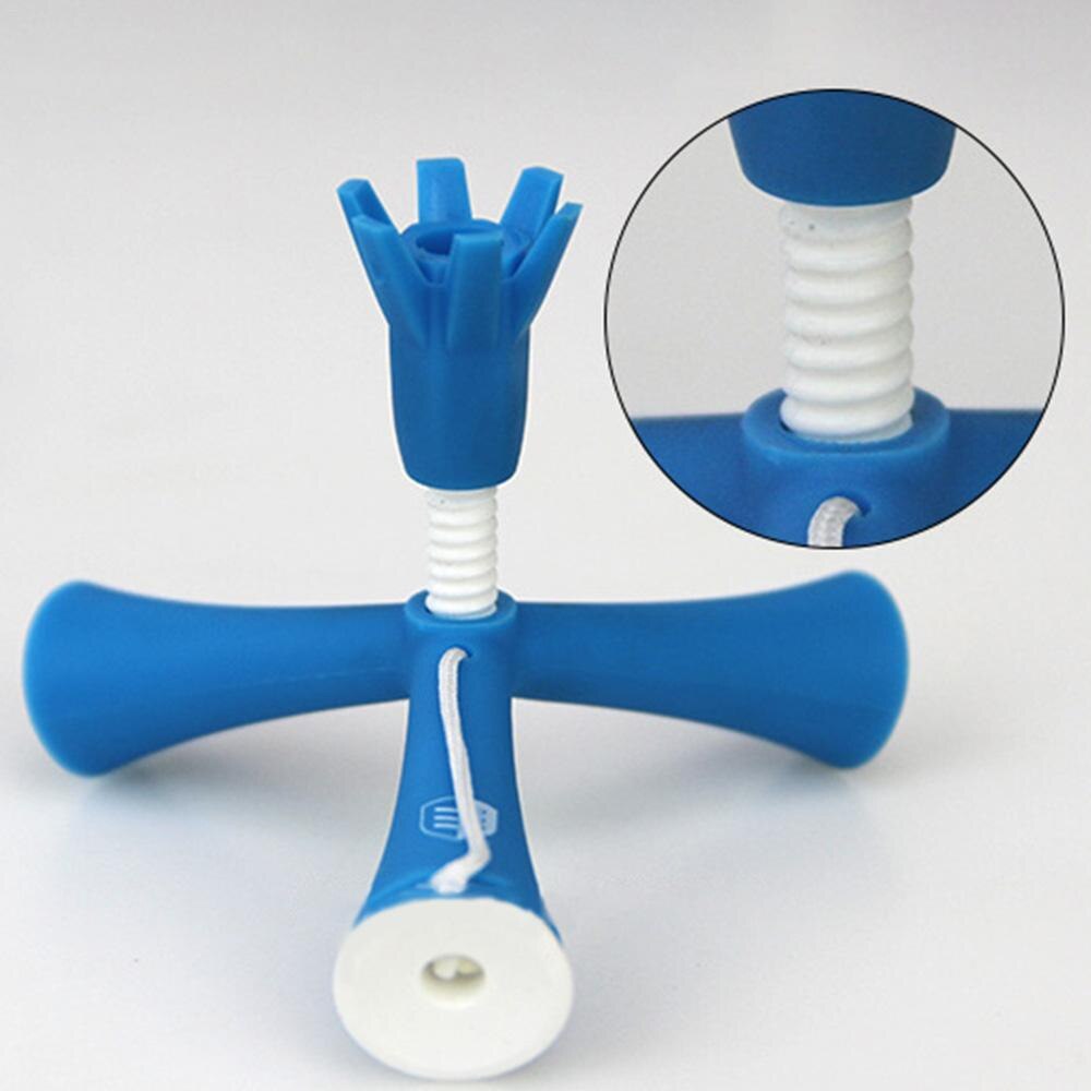 10Set/Lot Tripod Golf Tee Holder, Adjustable Standing Golf Sports Tees Golf Ball Rubber Tee Holder Practice Tool for Training