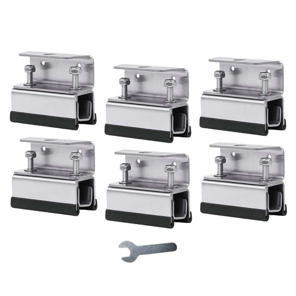6 Stuks Van Imperiaal Beugels Imperiaal Mount Kit Campers Fotovoltaïsche Beugels Voor PROMASTER Voor Boxer Voor DUCATO Voor jumper: Bruin