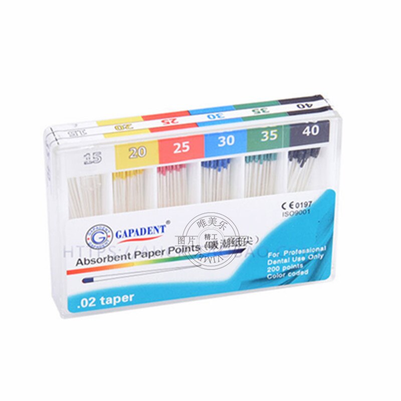 Pointes Papier Absorbant Et Gutta-percha Pour Endodontie (traitement De Canal) - Marque AZDENT - Neuf