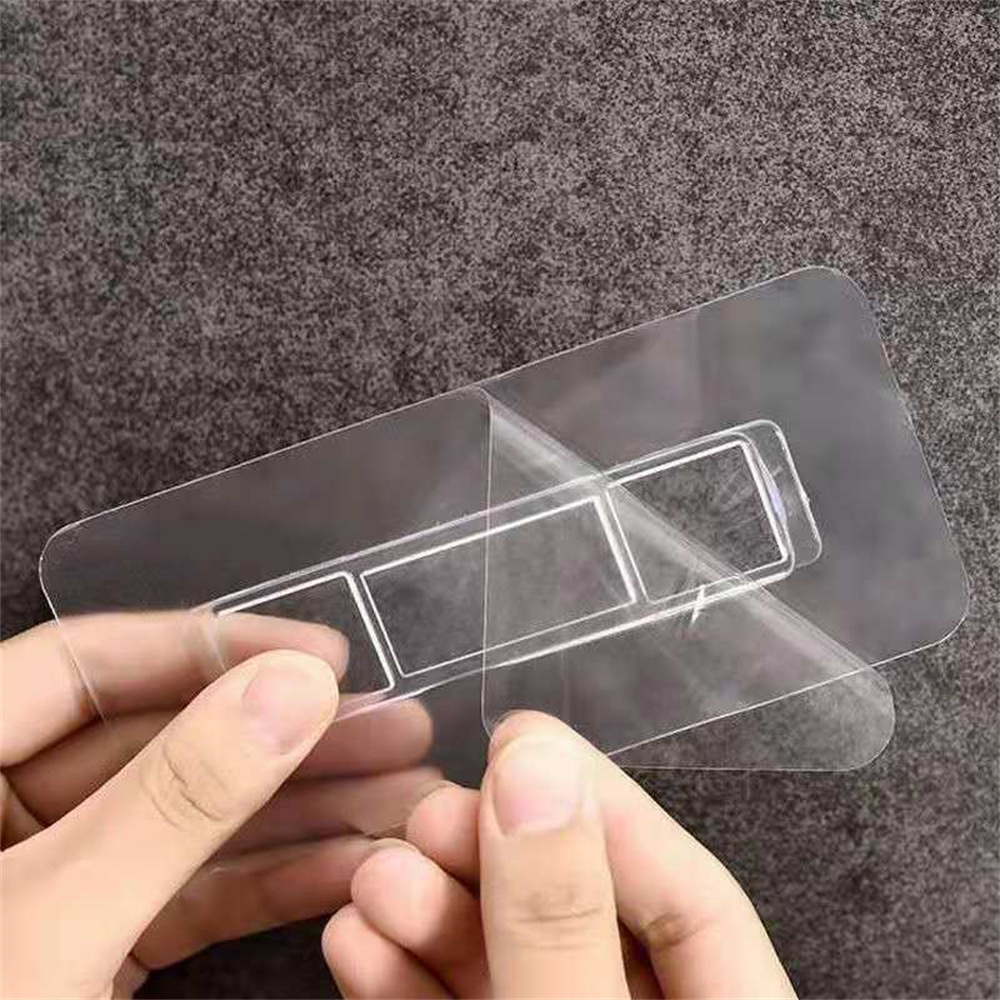 Pegatina adhesiva para soporte de cepillo de dientes, toallero, estante de cocina para baño, pegamento fuerte sin clavos para pared, parche sin perforaciones