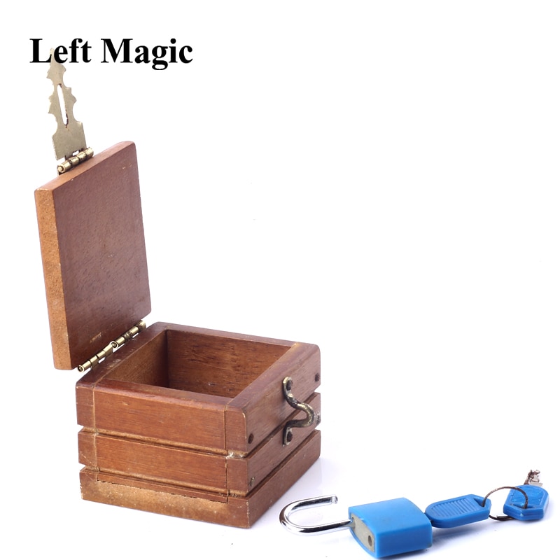 mini Scatola Chiusa (miracolo scatola) trucchi magici previsione scatola di legno chiudere su trucco magico accessorio commedia G8035