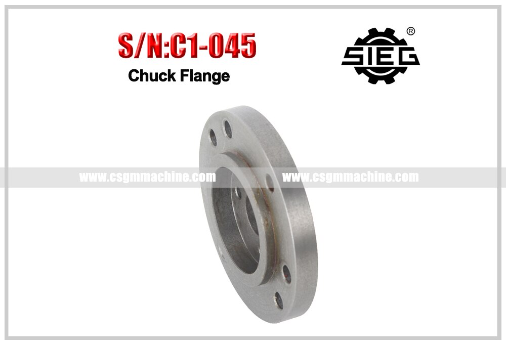 C1-045 80mm chuckfläns  lc12007/ sieg  c1- serie svarv metallfläns