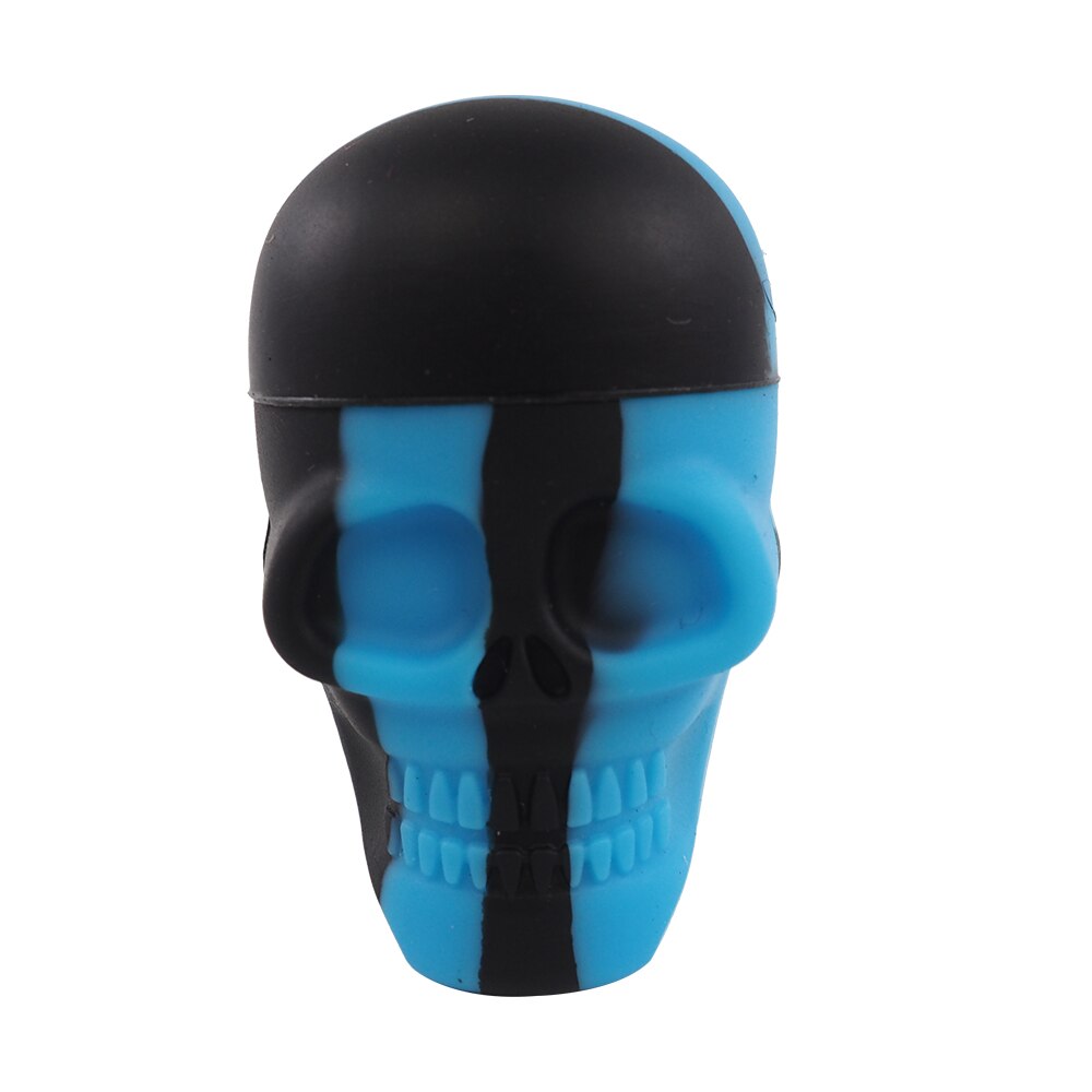 Pot de cire en Silicone pour Bho Dab, 15ml, concentré d'huile, pour crâne: blue black