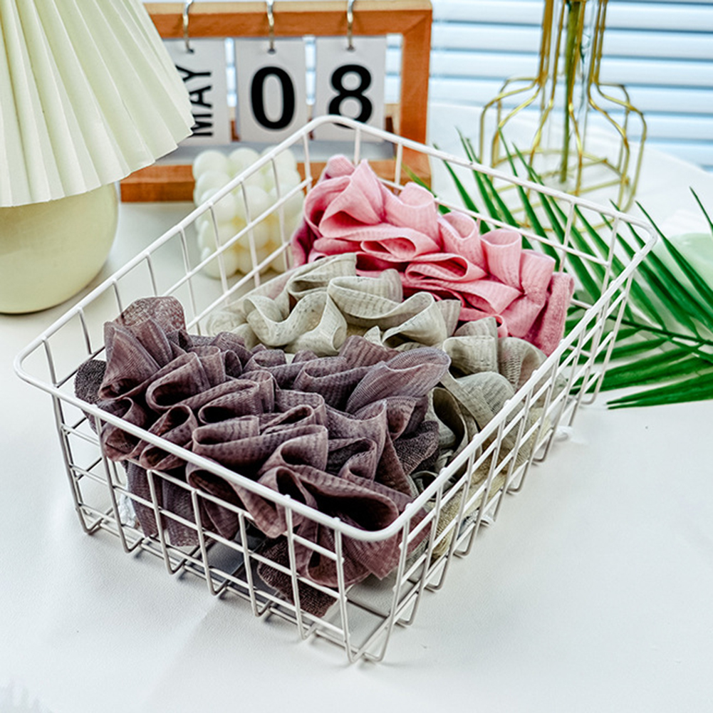 2 In1 Body Bad Spons Super Zachte Exfoliërende Loofahs Douchebal Hantable Scrub Handdoek Badbal Voor Lichaamsreinigingsborstel