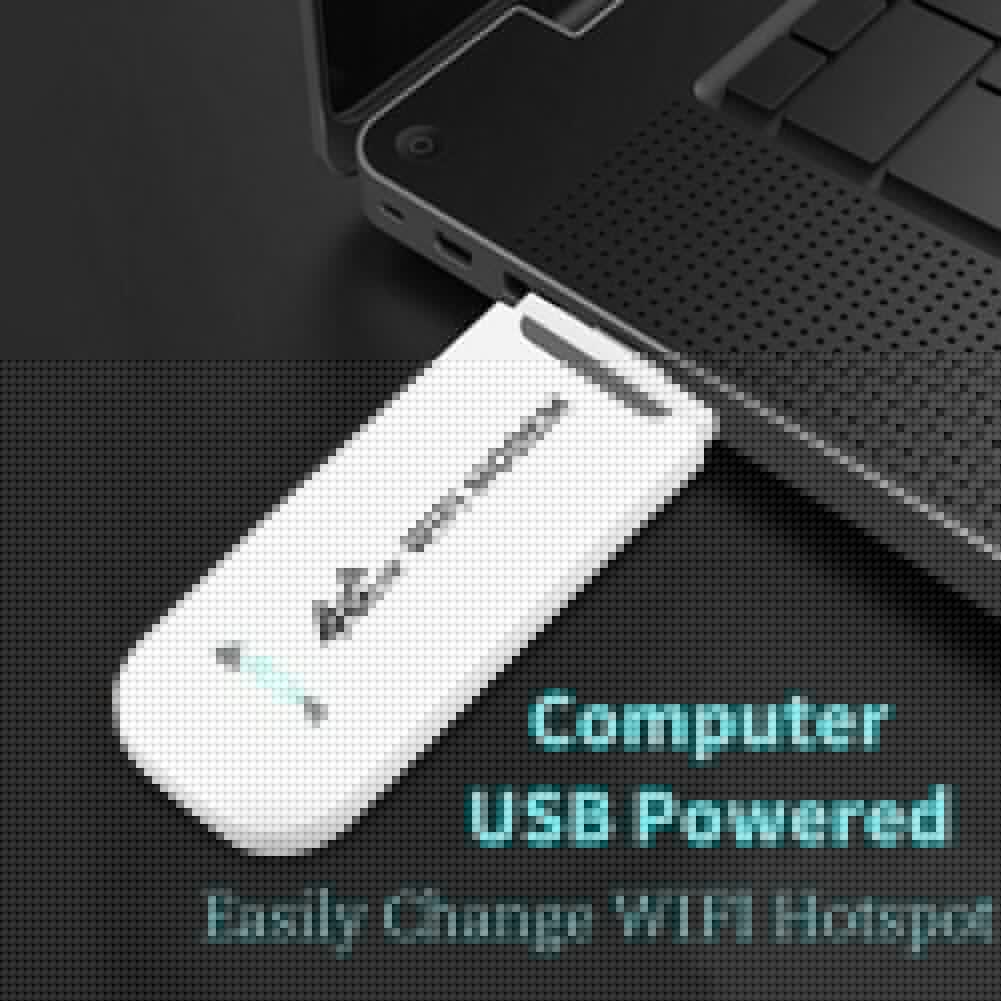 4G LTE High Speed Router Dongle Adapter Stick White 150Mbps WiFi Modem Universal Network Card Wireless USB Small Unlocked