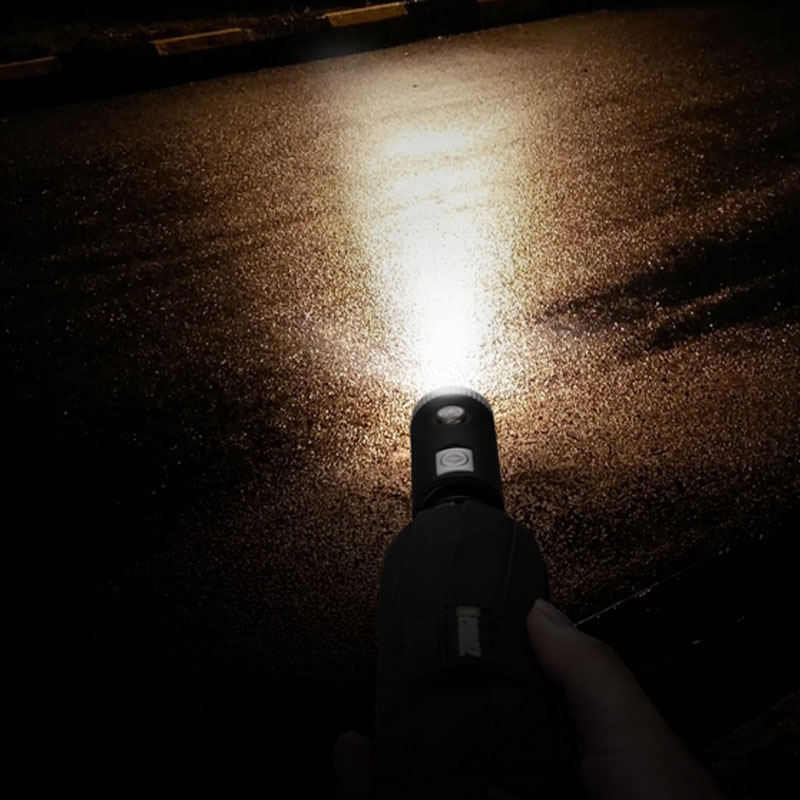 Xiaomi Zuodu Reflektierende Regenschirm männer Automatische Regenschirm Lampe Umge Weibliche sonnig Regen Klapp Automatische UV Großen Regenschirm