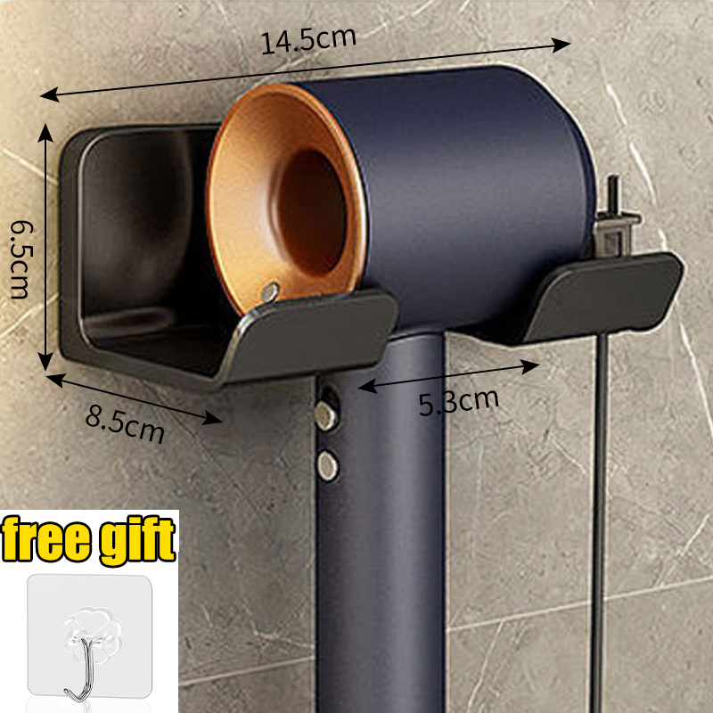 Badkamer Plank Droger Wieg Wandplanken Föhn Houder Douche Haardroger Organizer Box Wc Blower Houder Plank Badkamer: plum