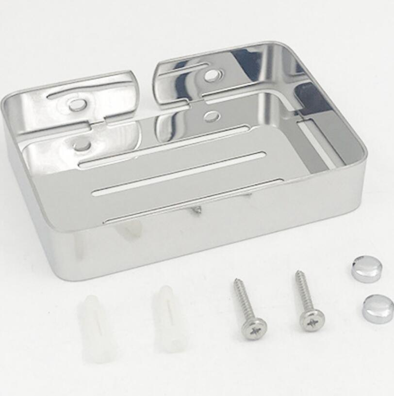 5 Colors 304 Stainless Steel Modern Bathroom Accessories Soap Holder Soap Box Soap Dish Soap Case