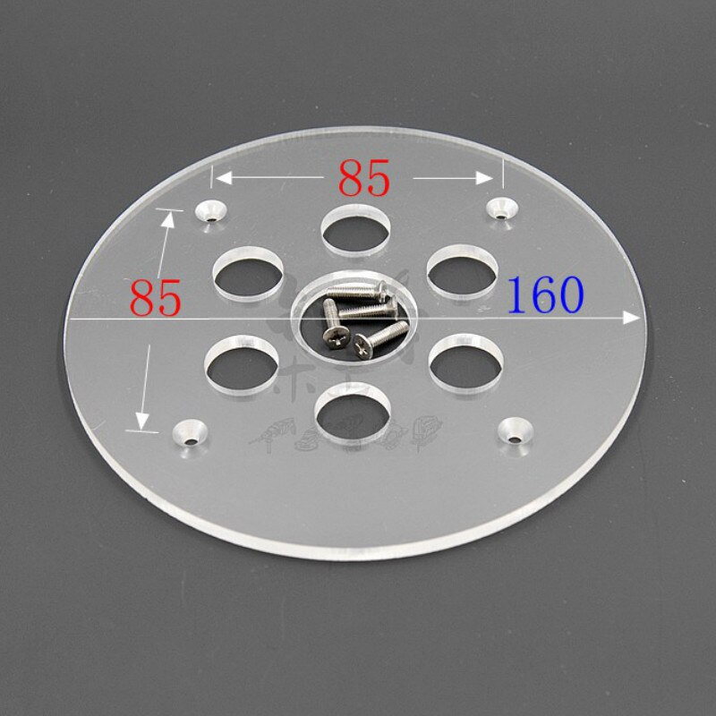 10PCS Brass Router Plate Guide Bushings + Round Base bottom Plate For Woodworking Trimming Machine Router Table Insert Plate: Set A