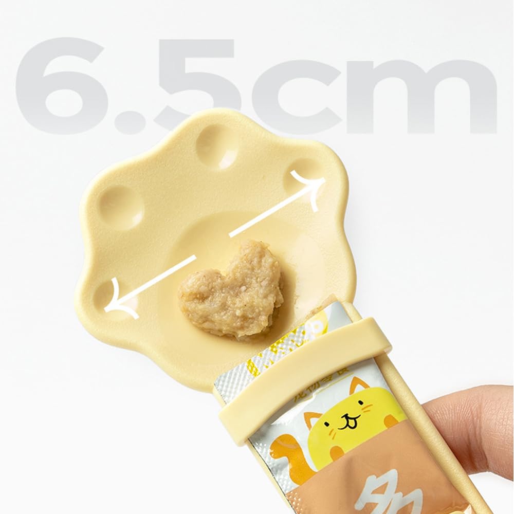 Cat Strip Squeeze Cat Strip Feeder Cat Strip Happy Spoon Cat Wet Treat Squeeze Treat Spoon Dispense Spoon Pet Spoons Cat Feeder