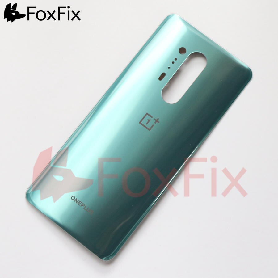 Copertura posteriore Oneplus 8 Coperchio Della Batteria 1 + 8 pro Vetro Posteriore del Portello dell'alloggiamento di Caso per Oneplus 8 pro Posteriore coperchio Della batteria Parti di Ricambio: 8Pro-verde no lente
